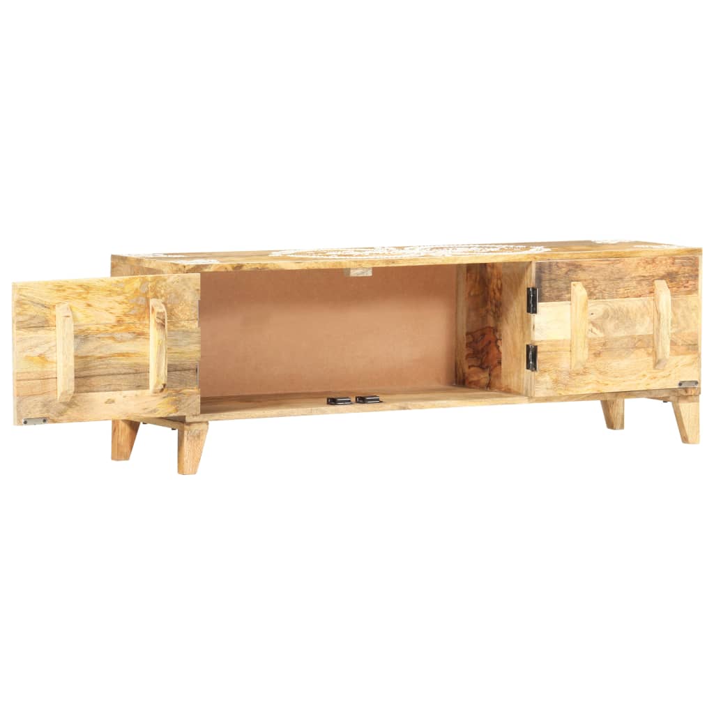 Tv-meubel 120x30x40 cm massief mangohout