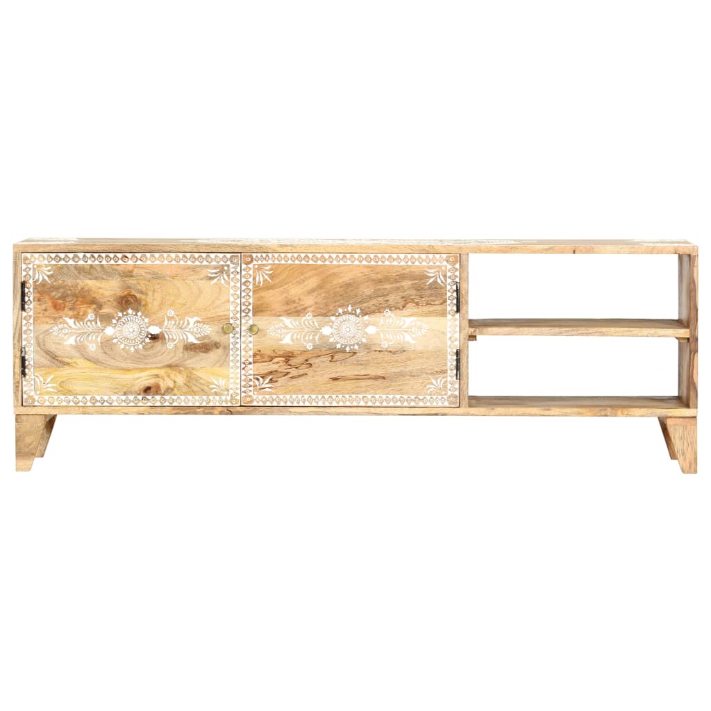 Tv-meubel 120x30x40 cm massief mangohout