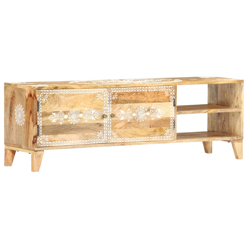 Tv-meubel 120x30x40 cm massief mangohout
