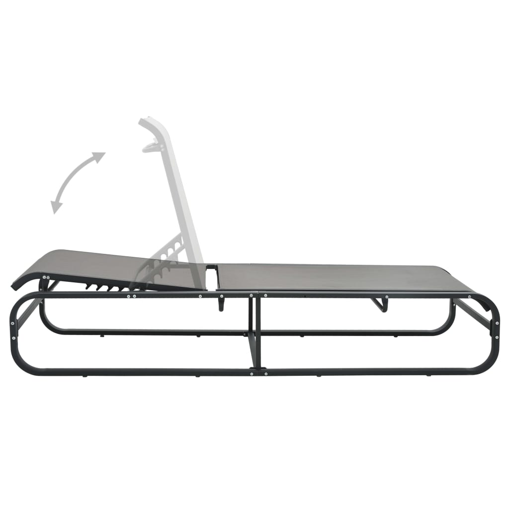 Ligbed aluminium en textileen