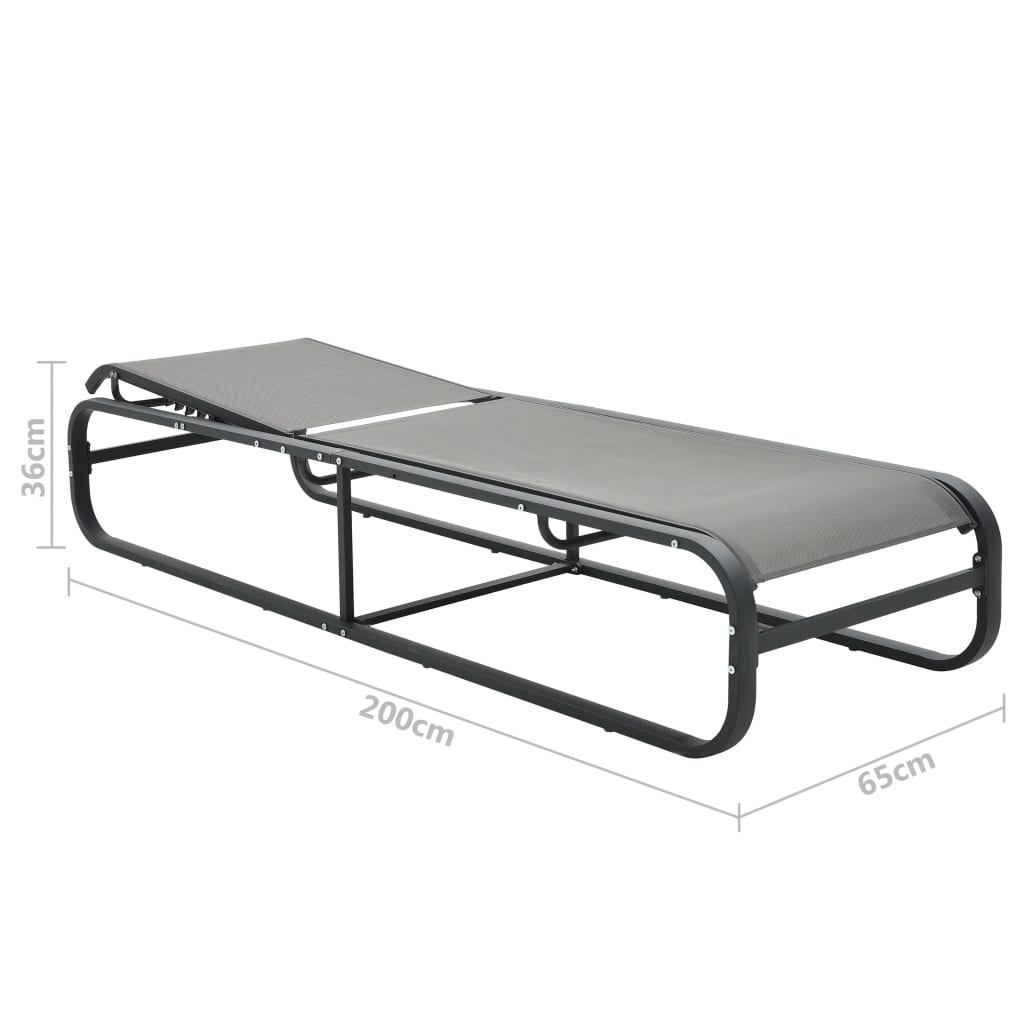 Ligbed aluminium en textileen