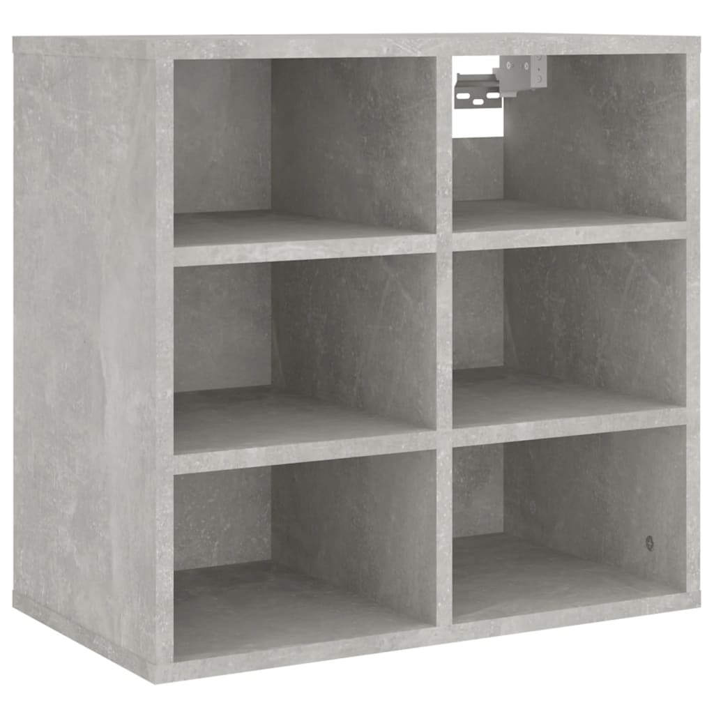 Schoenenkast 52,5x30x50 cm betongrijs