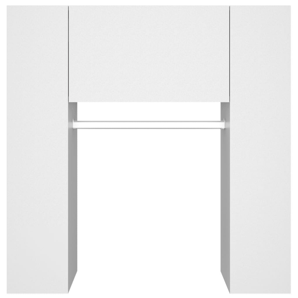 Halmeubel 97,5x37x99 cm bewerkt hout wit