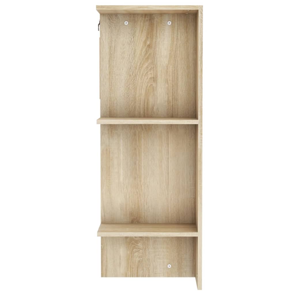 Halmeubel 97,5x37x99 cm bewerkt hout sonoma eikenkleurig