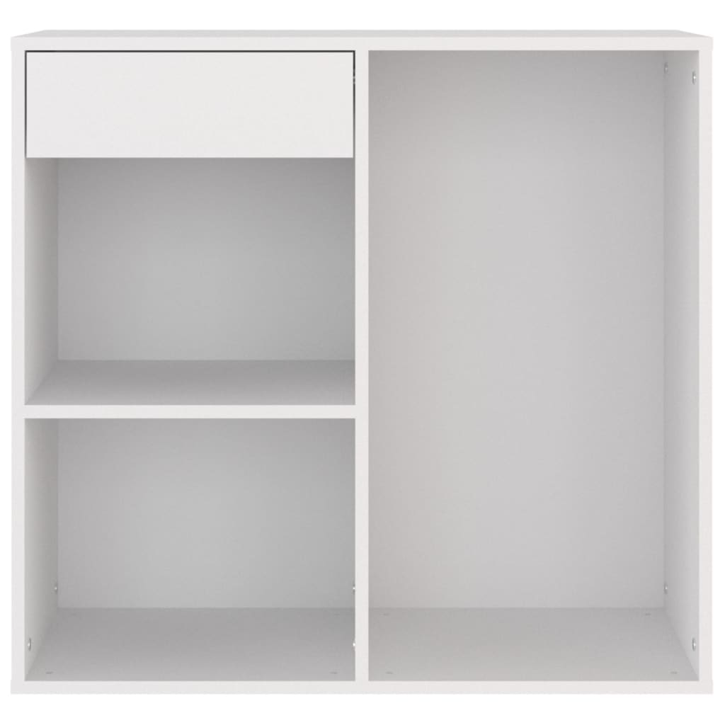 Cosmeticakast 80x40x75 cm bewerkt hout wit