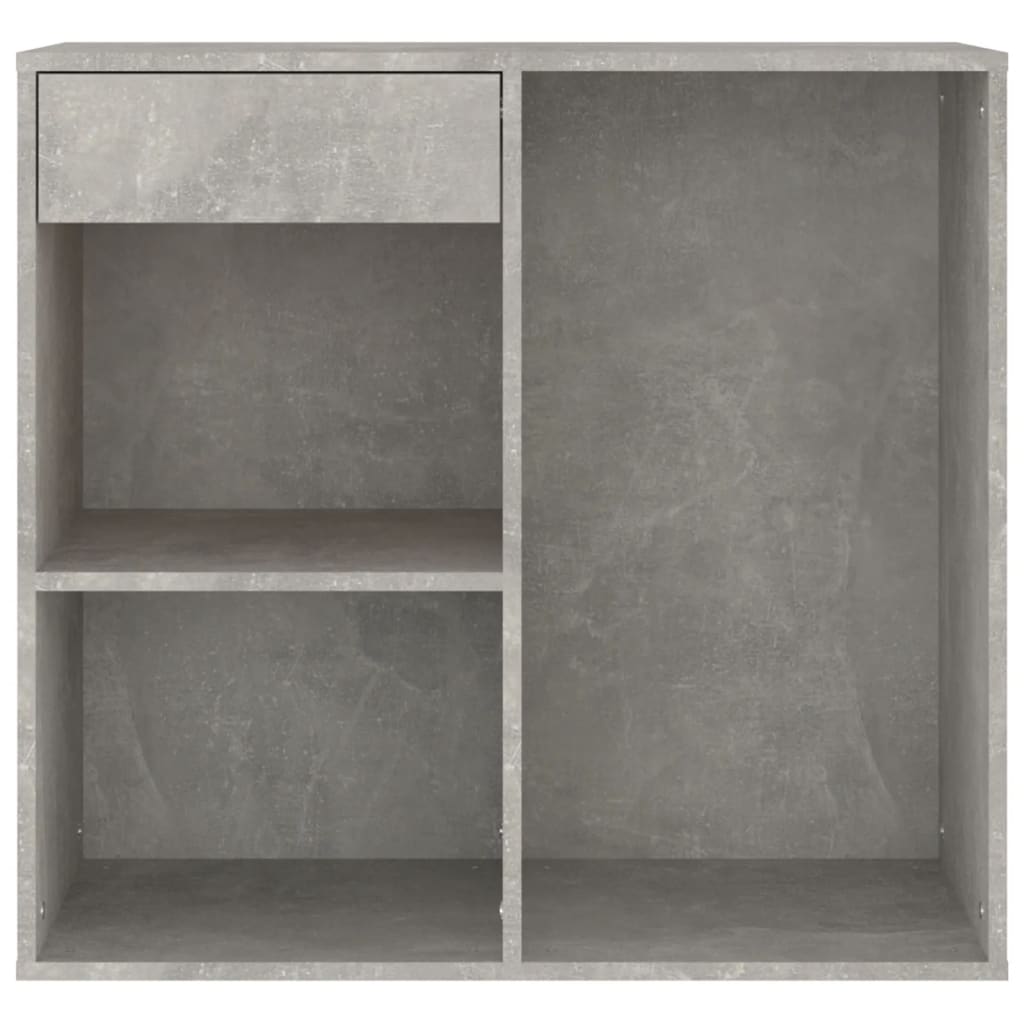 Cosmeticakast 80x40x75 cm bewerkt hout grijs
