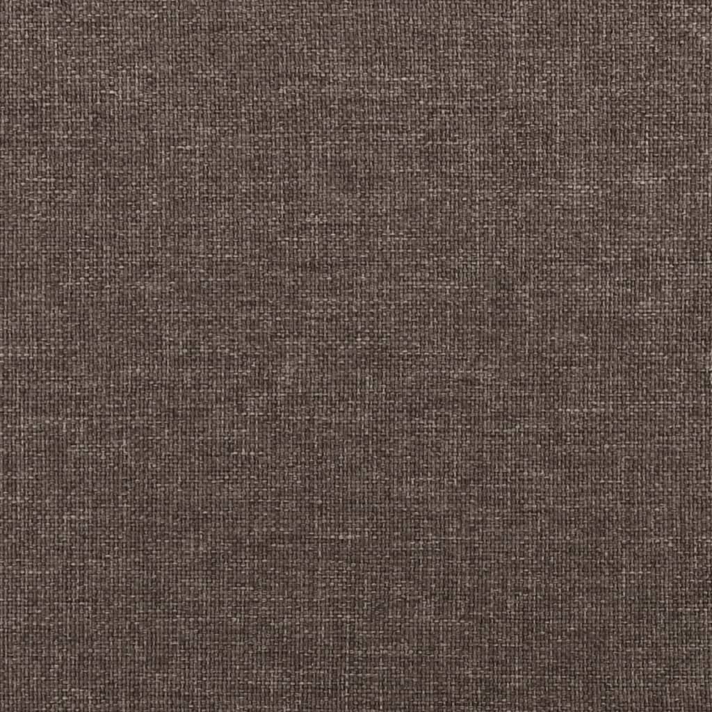 Relaxstoel met voetenbank stof taupe