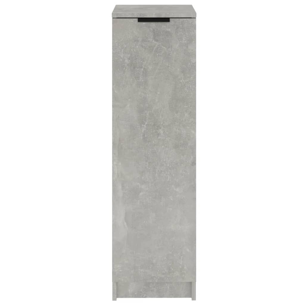 Schoenenkast 30x35x100 cm bewerkt hout betongrijs