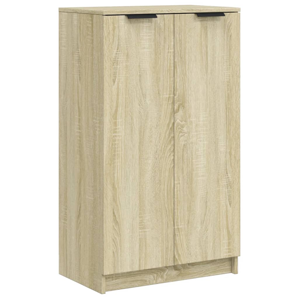 Schoenenkast 59x35x100 cm bewerkt hout sonoma eikenkleurig