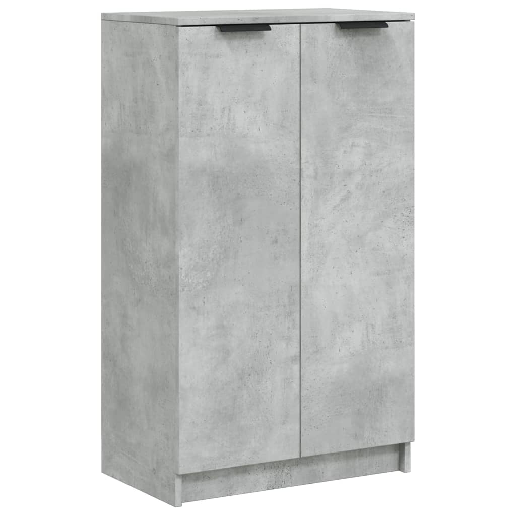 Schoenenkast 59x35x100 cm bewerkt hout betongrijs