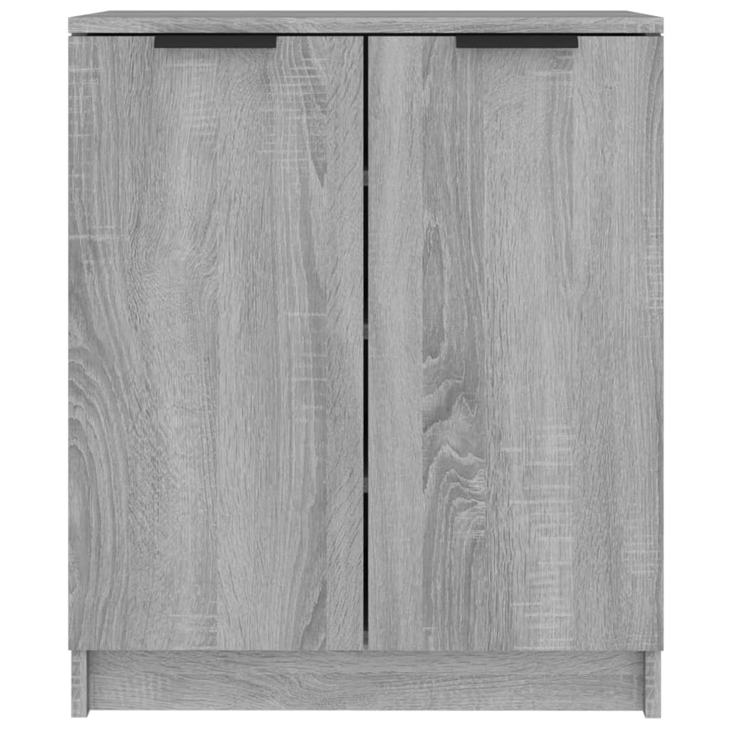 Schoenenkast 59x35x70 cm bewerkt hout grijs sonoma eikenkleurig