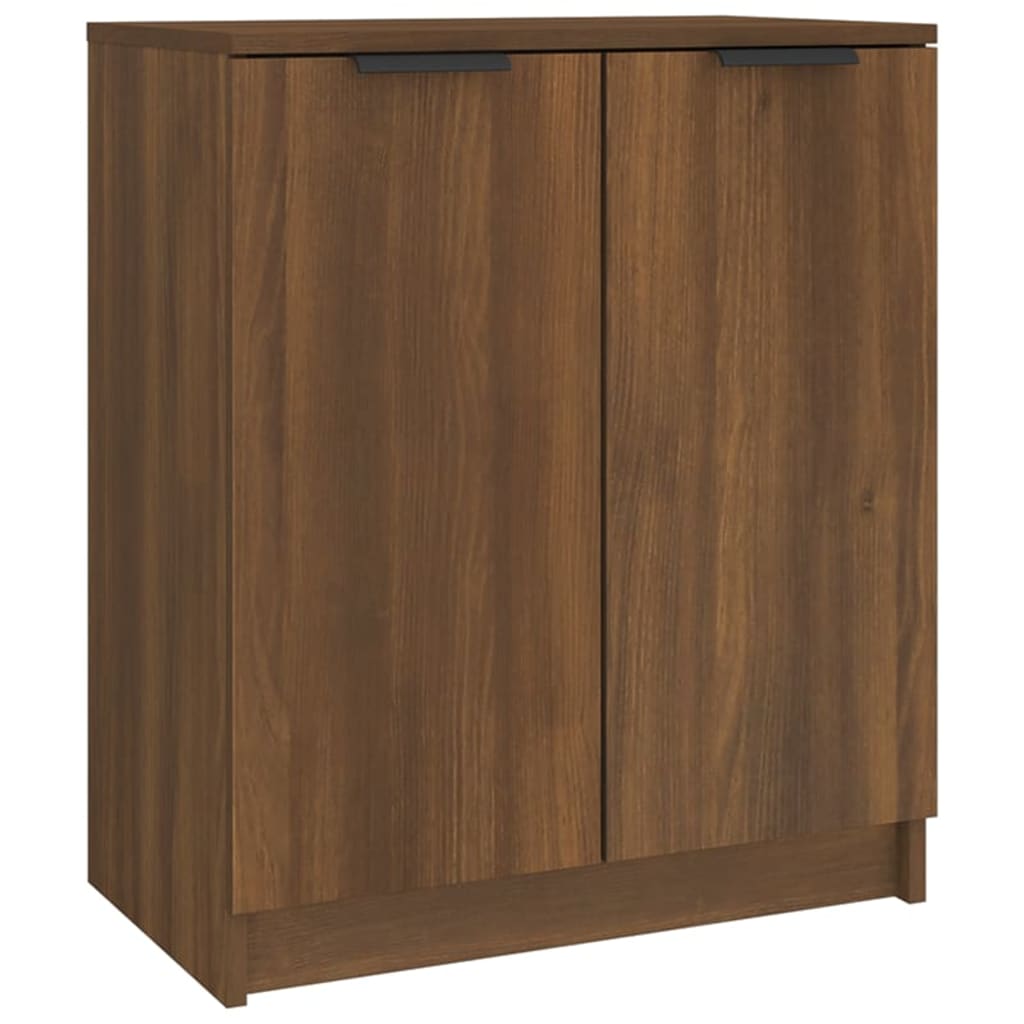 Schoenenkast 59x35x70 cm bewerkt hout bruin eikenkleur