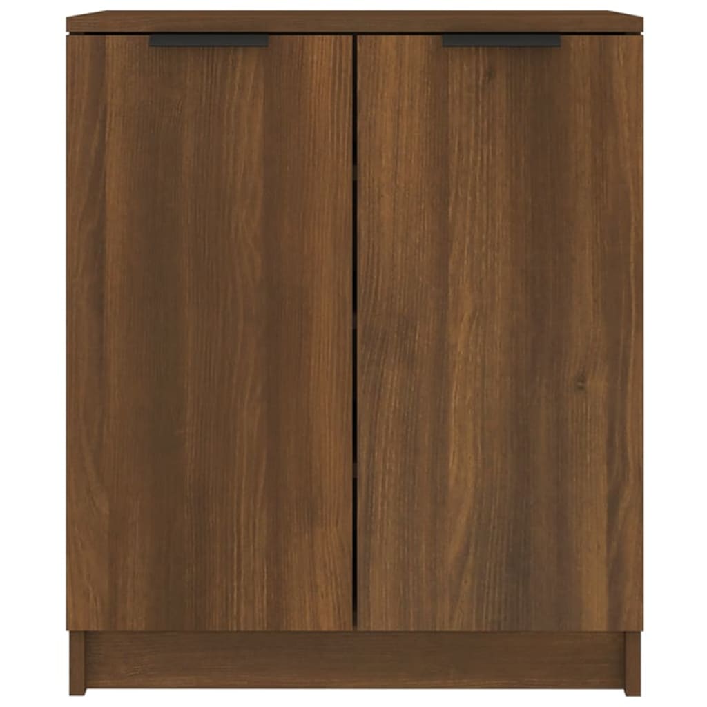 Schoenenkast 59x35x70 cm bewerkt hout bruin eikenkleur