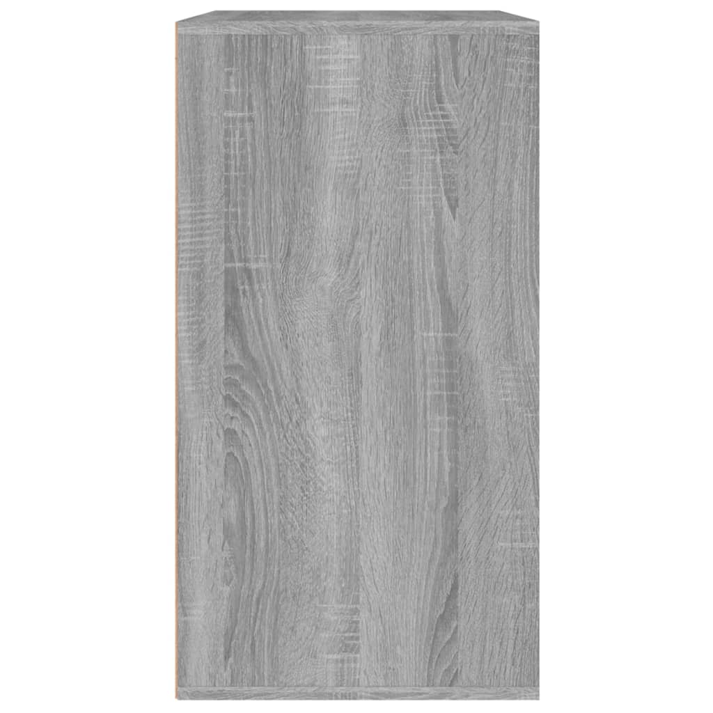 Cosmeticakast 80x40x75 cm bewerkt hout grijs sonoma eikenkleur