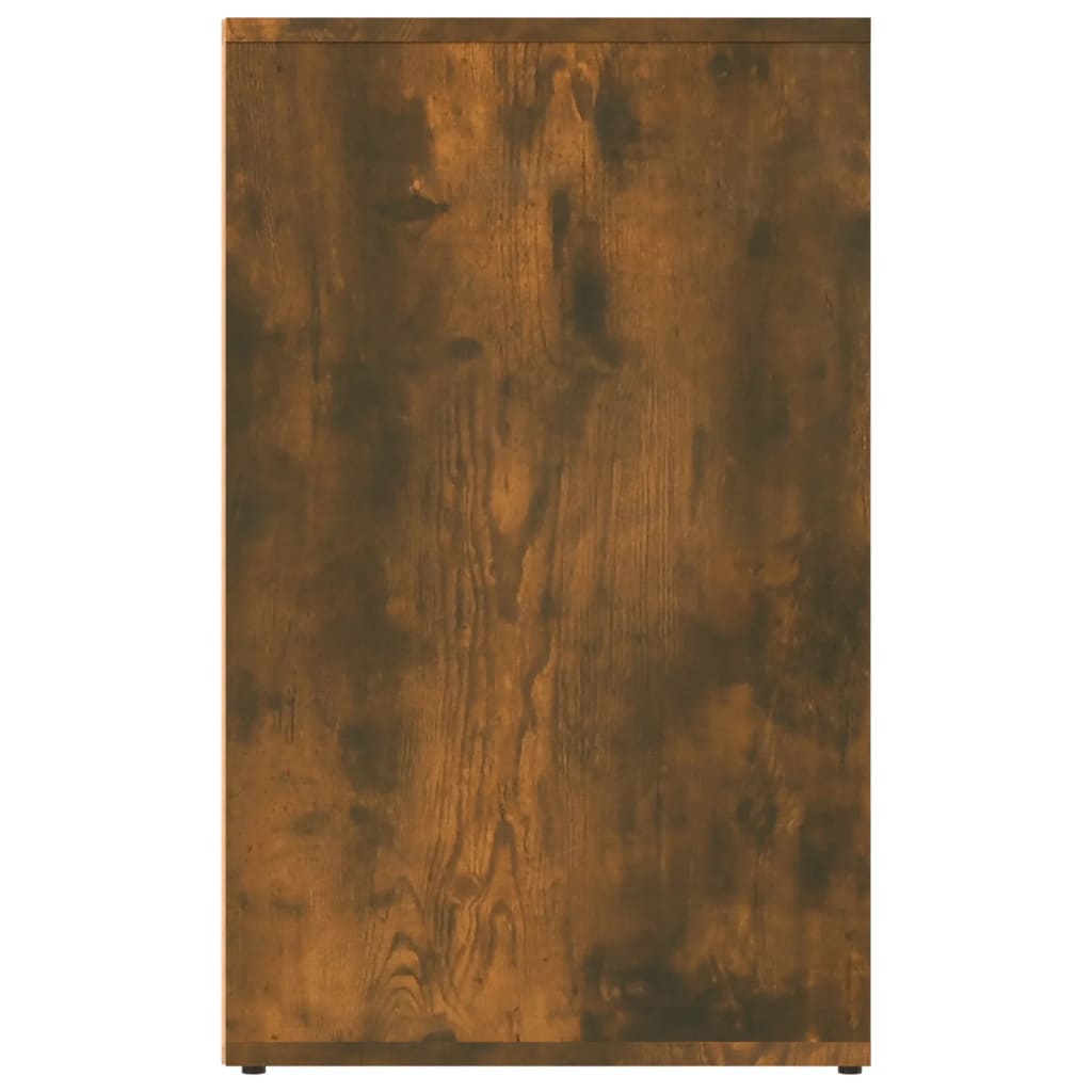 Kledingkast 80x40x65 cm bewerkt hout gerookt eikenkleurig