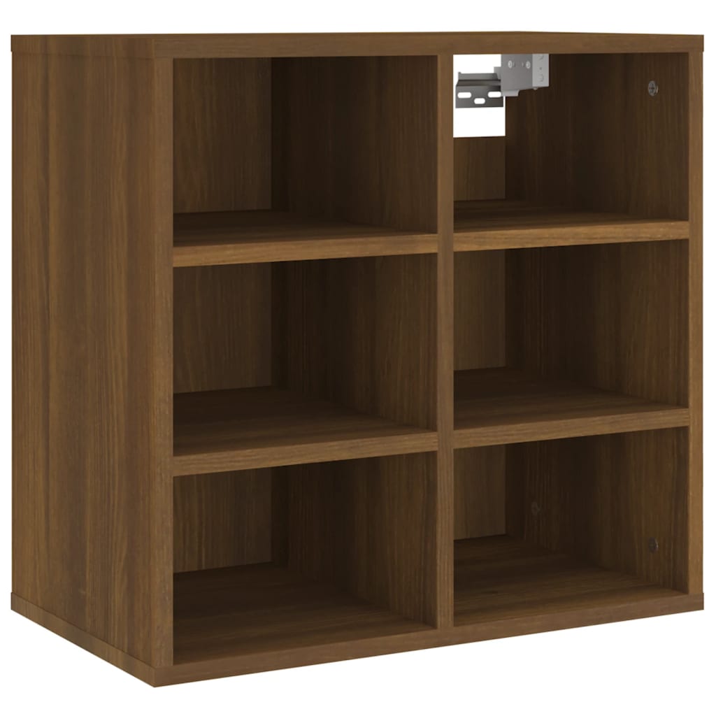 Schoenenkast 52,5x30x50 cm bruin eikenkleur