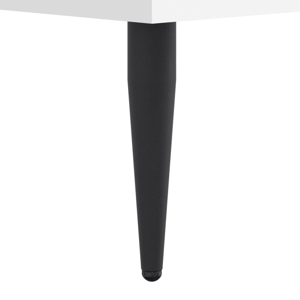 Schoenenkast 60x35x105 cm bewerkt hout wit
