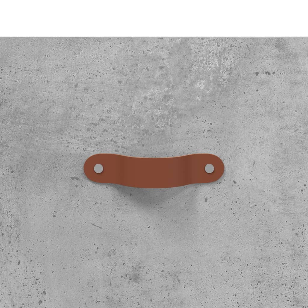 Schoenenkast 60x35x105 cm bewerkt hout betongrijs