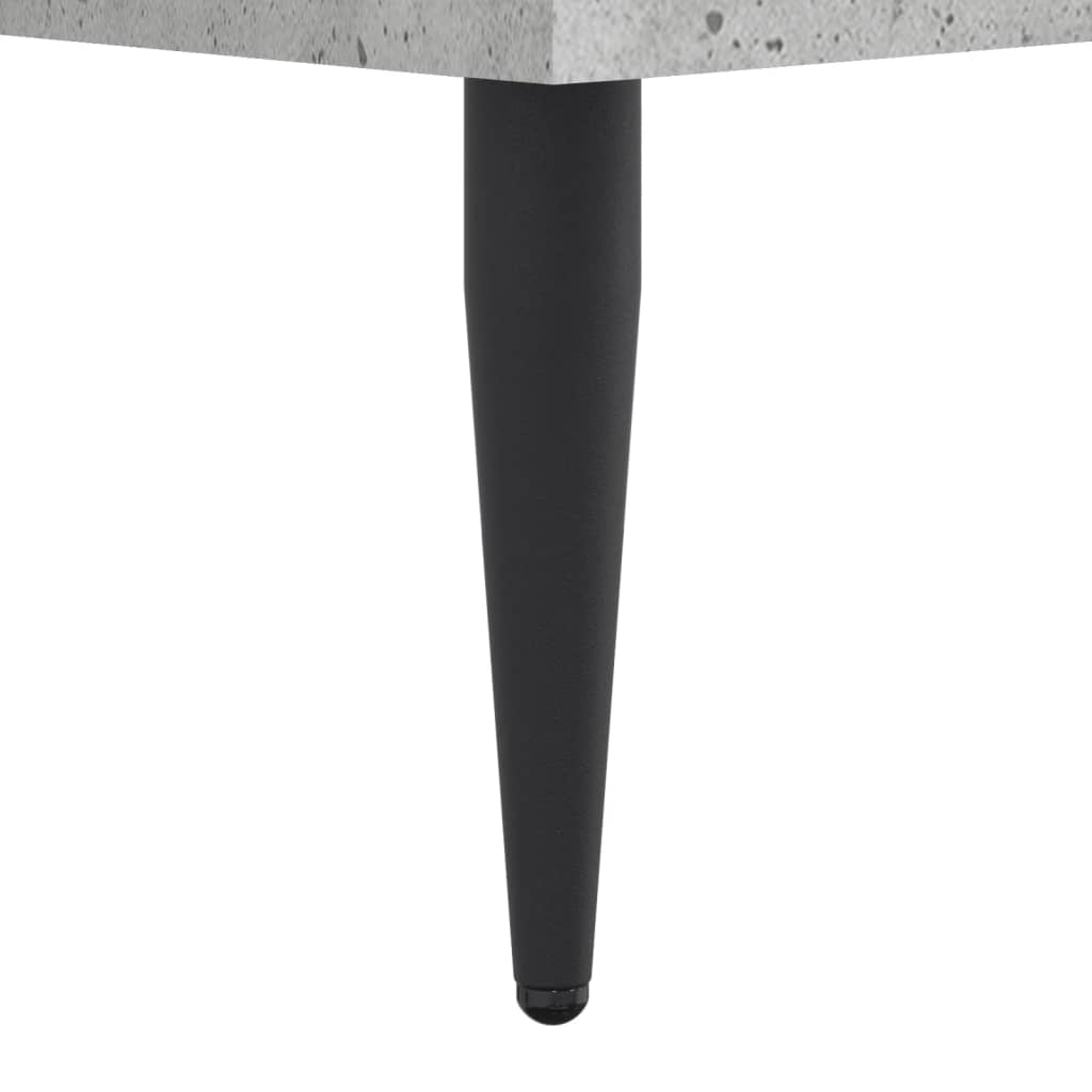 Schoenenkast 60x35x105 cm bewerkt hout betongrijs