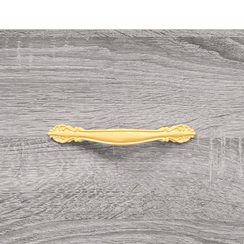Schoenenkast 60x35x105 cm bewerkt hout grijs sonoma eikenkleur