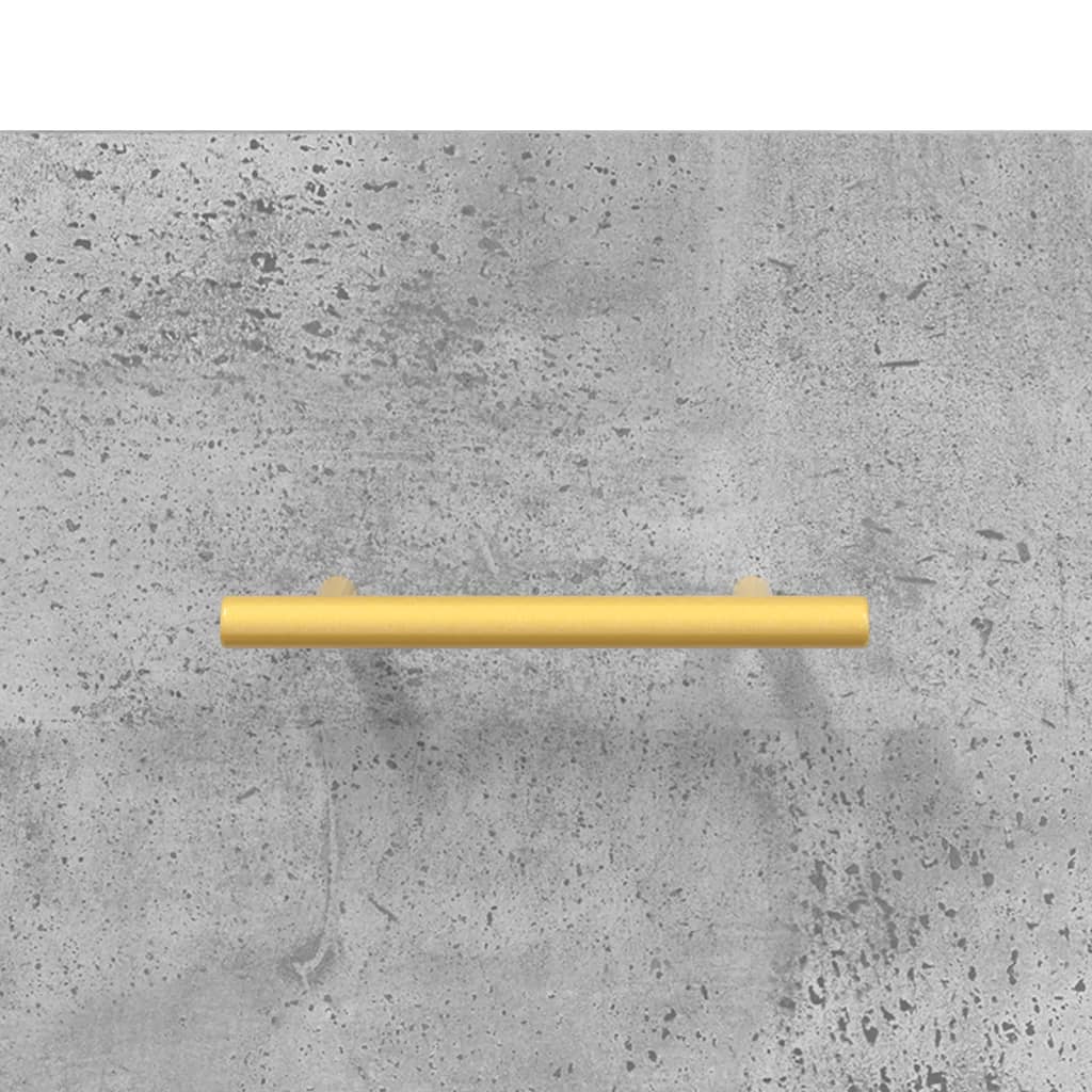 Schoenenkast 60x35x105 cm bewerkt hout betongrijs