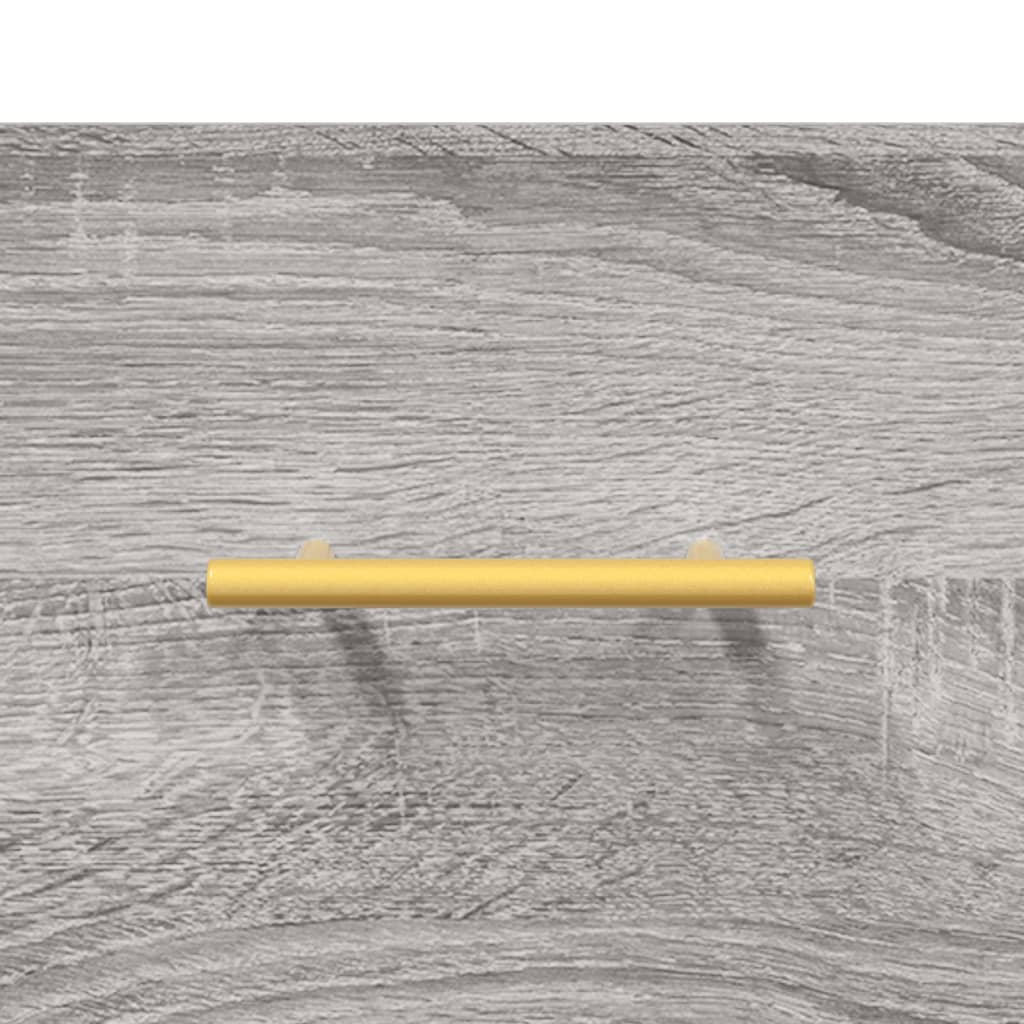 Schoenenkast 60x35x105 cm bewerkt hout grijs sonoma eikenkleur