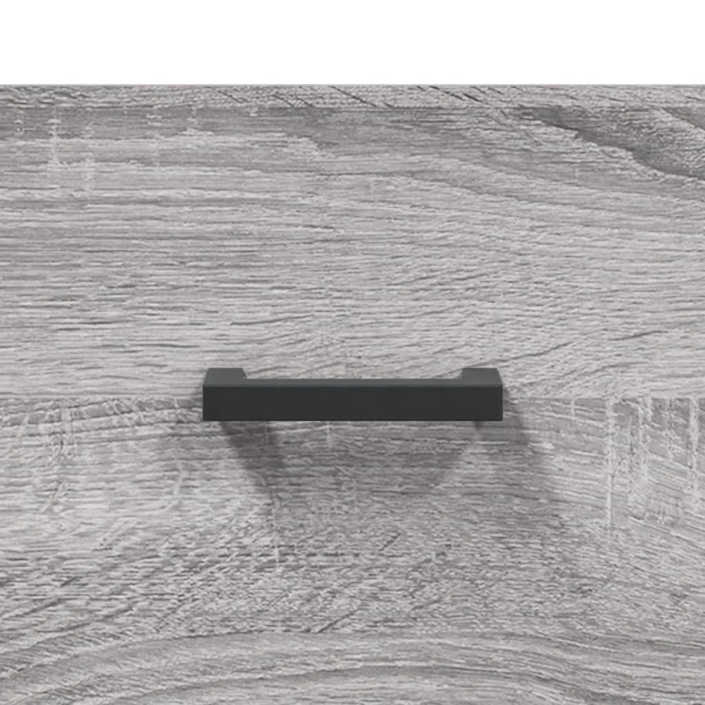 Schoenenkast 60x35x105 cm bewerkt hout grijs sonoma eikenkleur