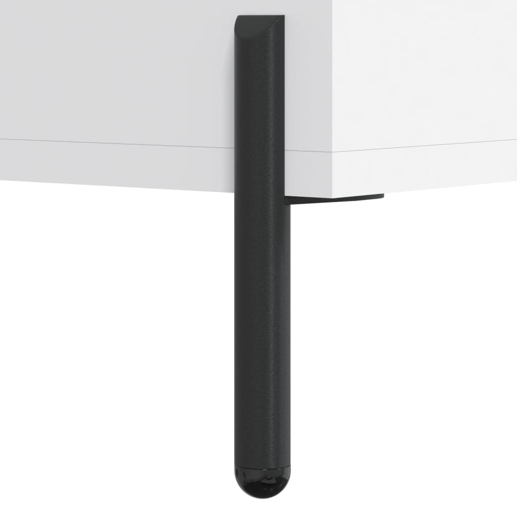 Schoenenkast 60x35x105 cm bewerkt hout wit