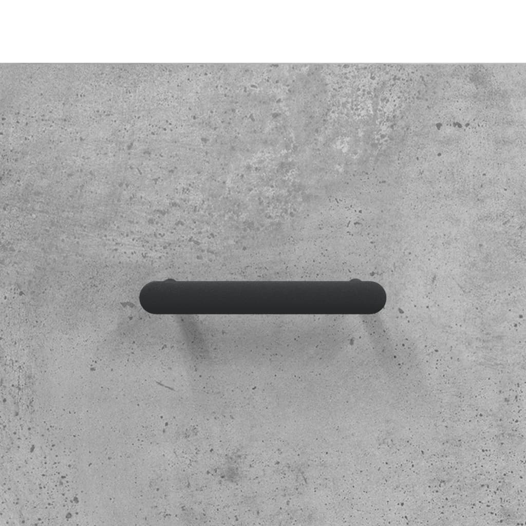 Schoenenkast 60x35x105 cm bewerkt hout betongrijs