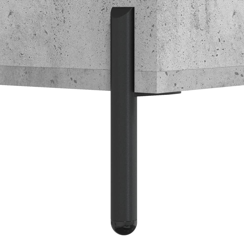 Schoenenkast 60x35x105 cm bewerkt hout betongrijs