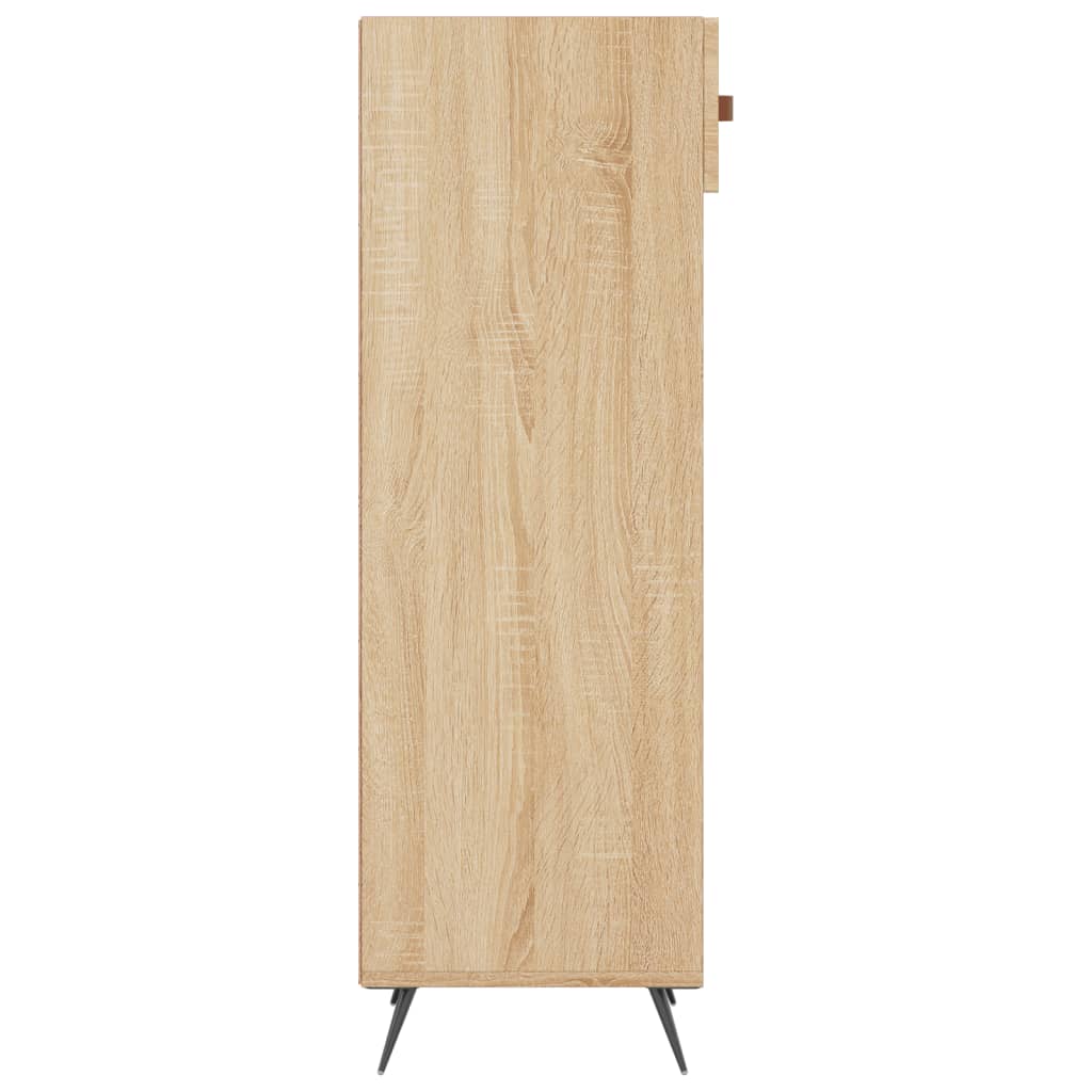 Schoenenkast 30x35x105 cm bewerkt hout sonoma eikenkleurig
