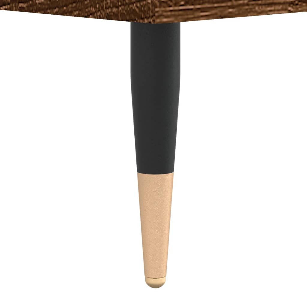 Schoenenkast 30x35x105 cm bewerkt hout bruin eikenkleur