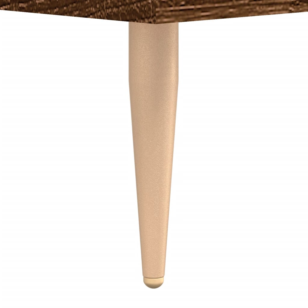 Schoenenkast 30x35x105 cm bewerkt hout bruin eikenkleur