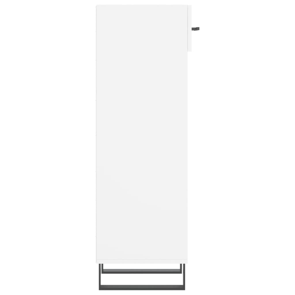 Schoenenkast 30x35x105 cm bewerkt hout wit