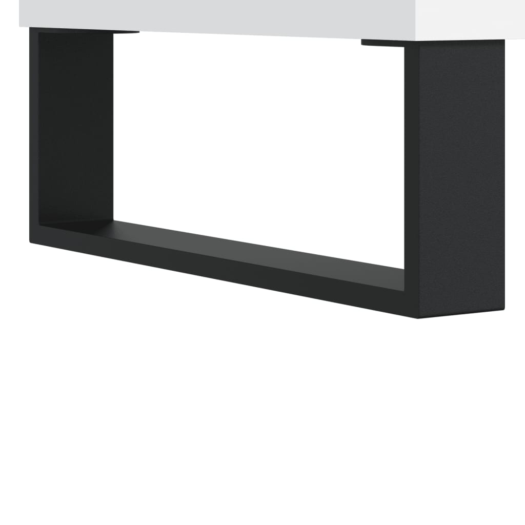 Schoenenkast 30x35x105 cm bewerkt hout wit