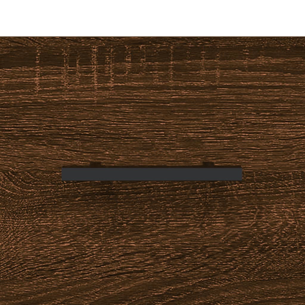 Schoenenkast 30x35x105 cm bewerkt hout bruin eikenkleur