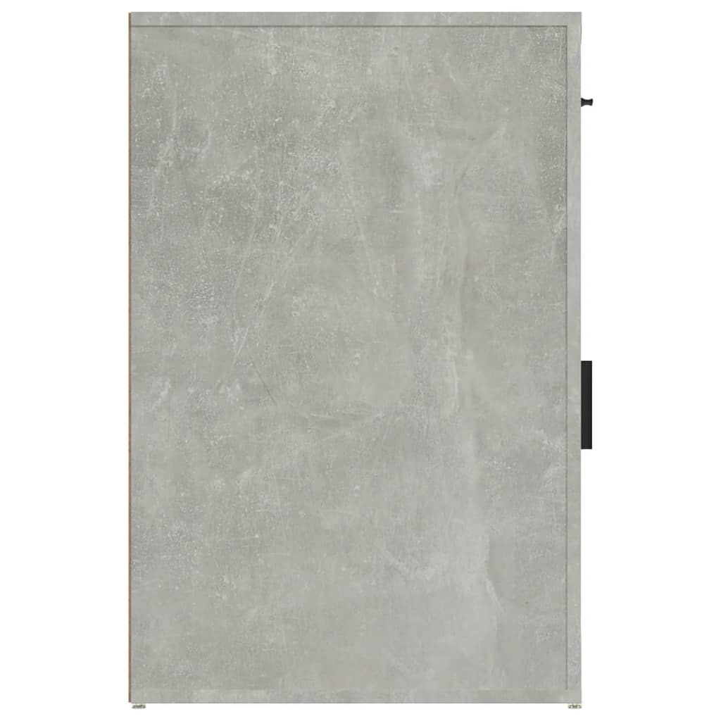 Bureaukastje 40x49x75 cm bewerkt hout betongrijs