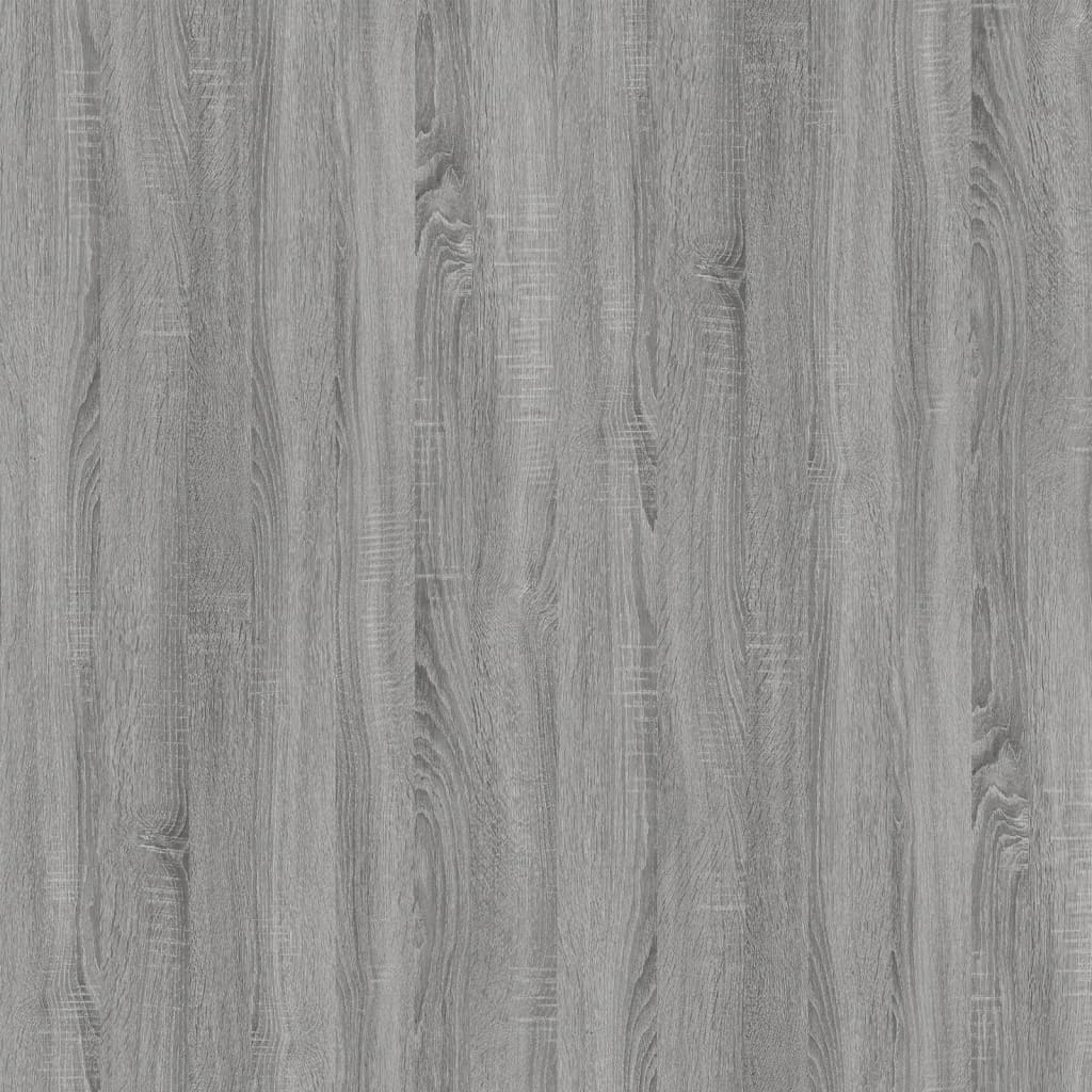 Bureaukastje 40x49x75 cm bewerkt hout grijs sonoma eikenkleurig