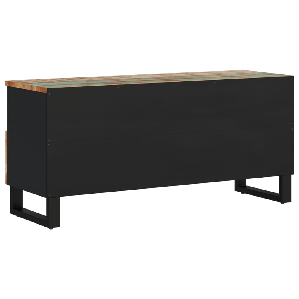 Tv-meubel 100x33x46 cm massief hout gerecycled en bewerkt hout
