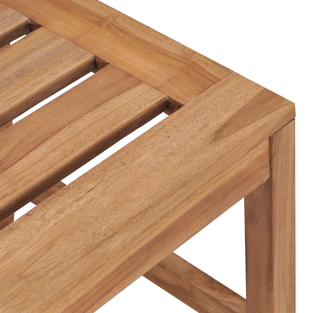 Tuinstoelen 4 st massief teakhout