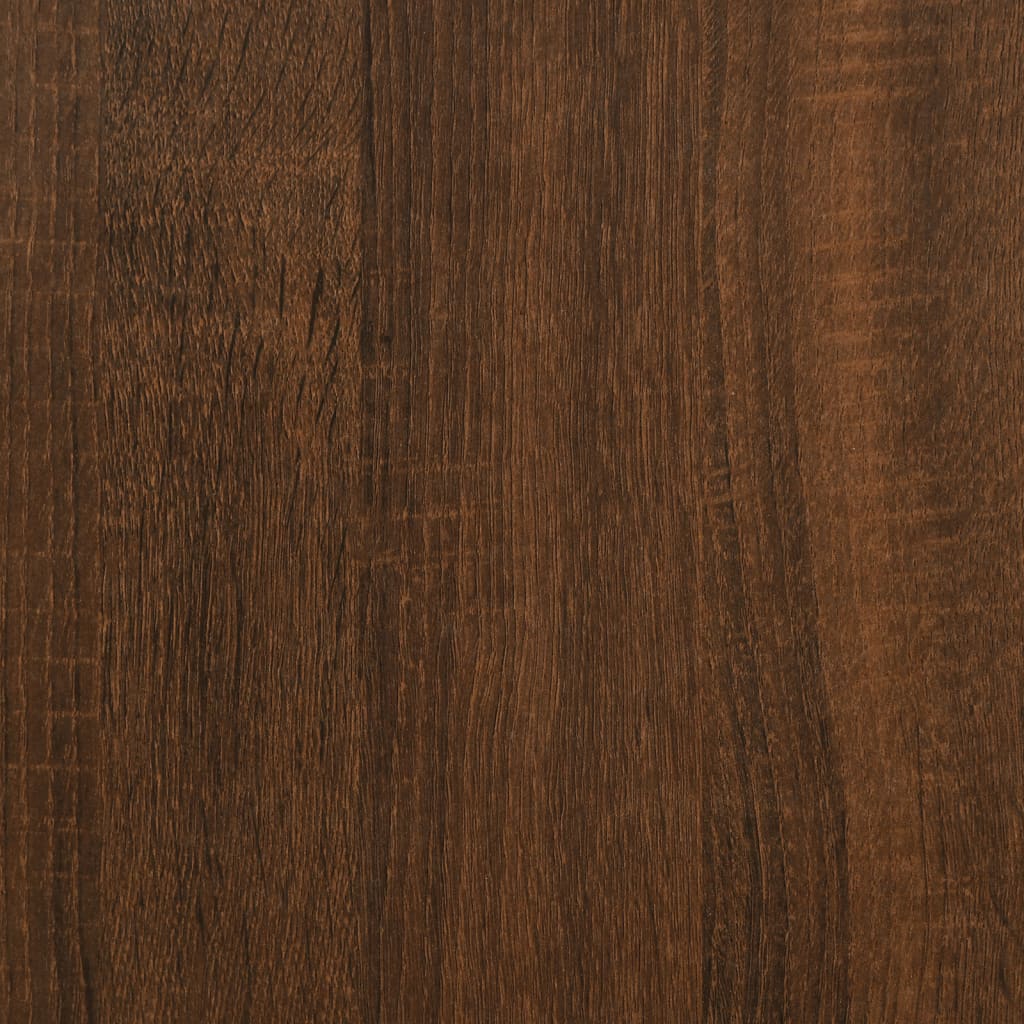 Boekenrek 78,5x33x117,5 cm bewerkt hout bruin eikenkleur