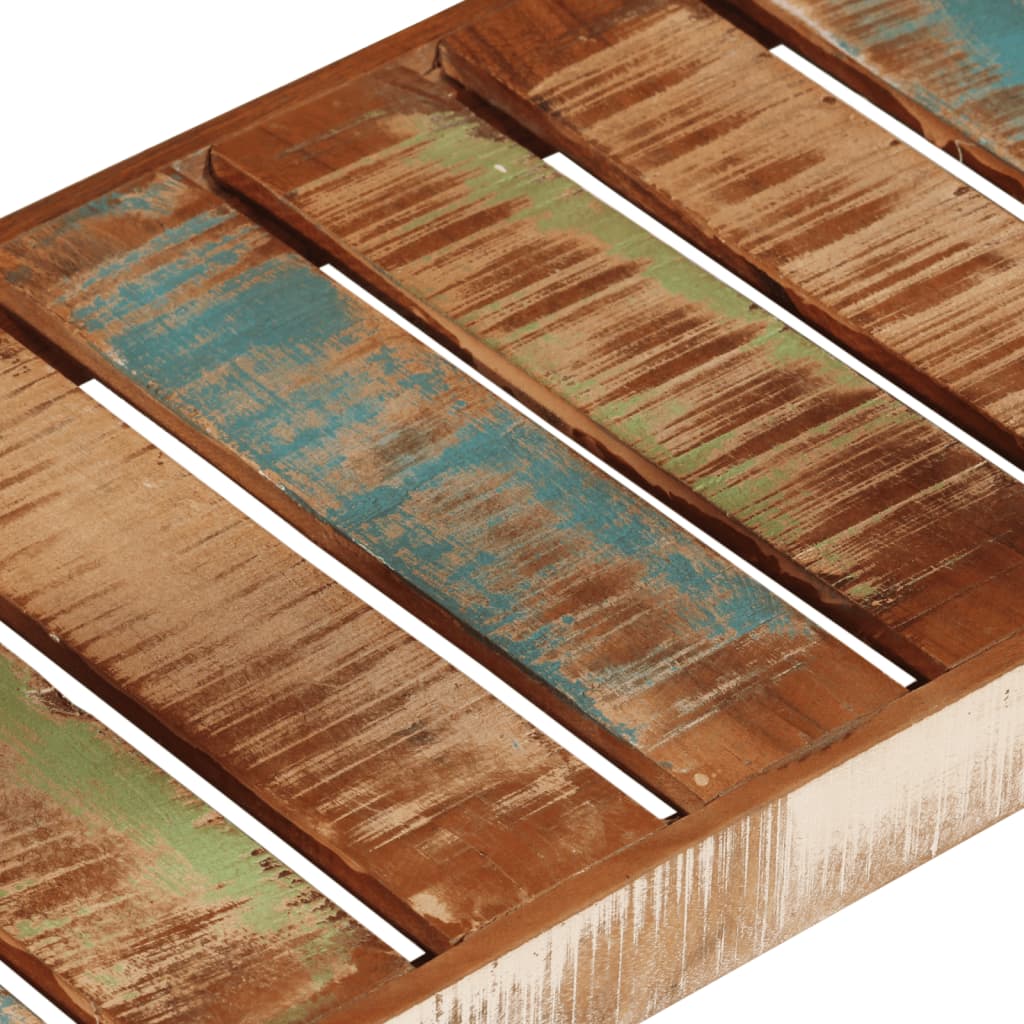 Wandtafel 110x30x76 cm massief gerecycled hout