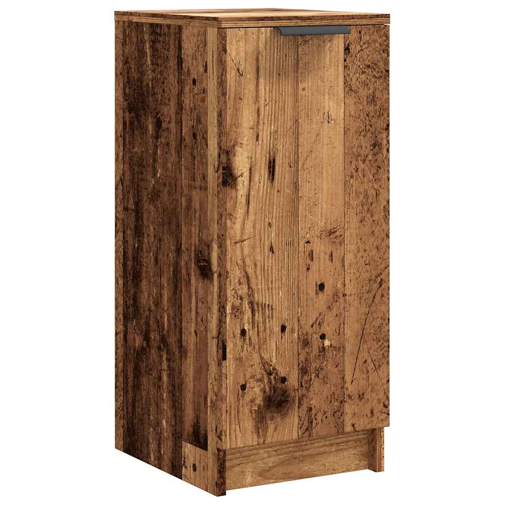 Schoenenkast 29,5x35x70 cm bewerkt hout oud houtkleurig