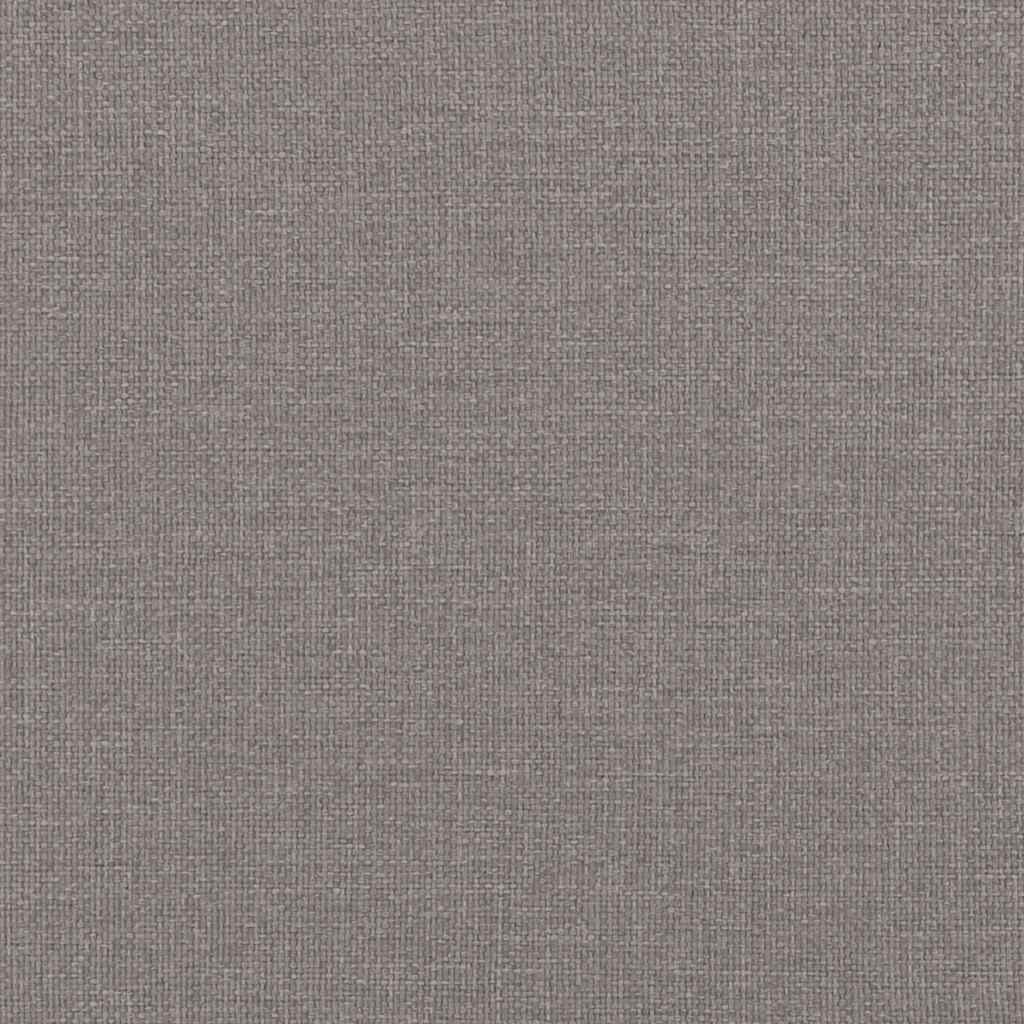 Eetkamerstoelen draaibaar 2 st stof taupe