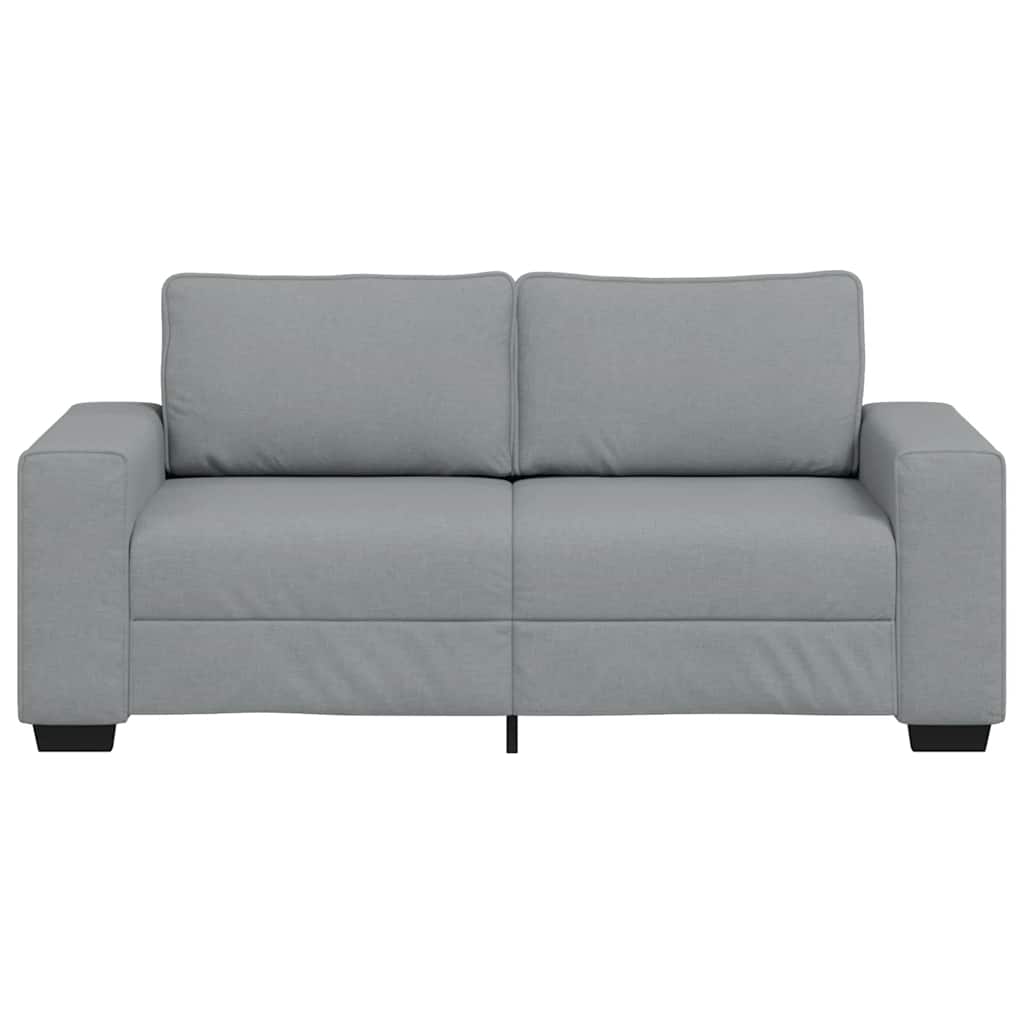 2-zitsbank 140 cm stof lichtgrijs