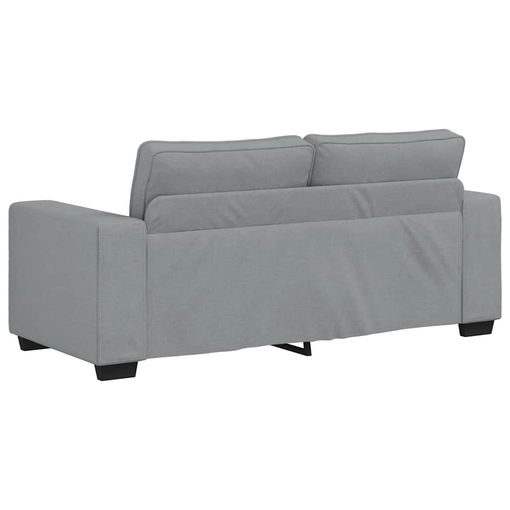 2-zitsbank 140 cm stof lichtgrijs
