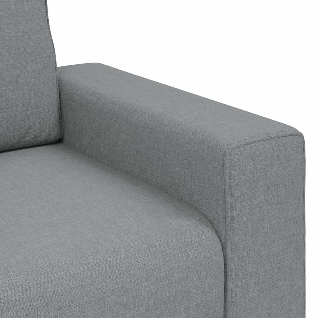 2-zitsbank 140 cm stof lichtgrijs