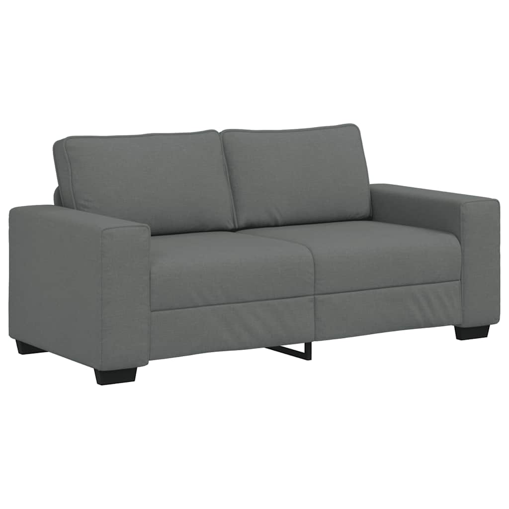 2-zitsbank 140 cm stof donkergrijs