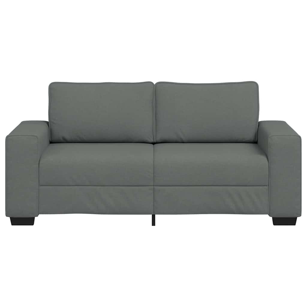 2-zitsbank 140 cm stof donkergrijs