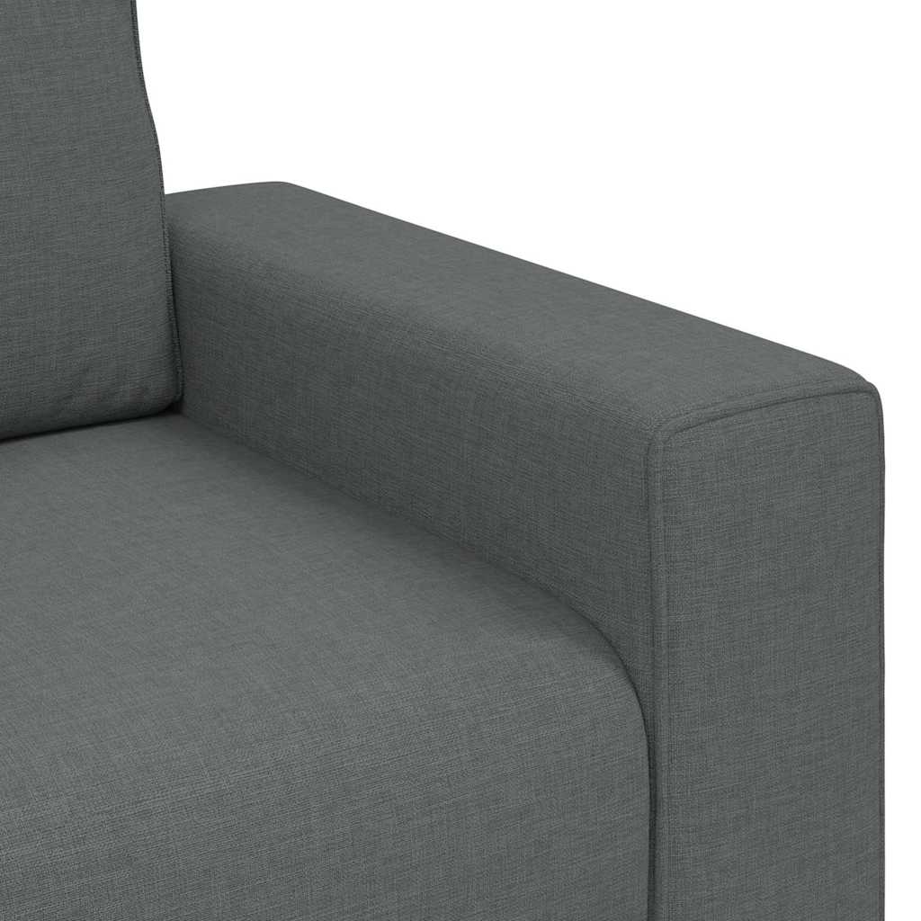2-zitsbank 140 cm stof donkergrijs